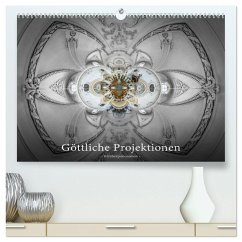 Cover Göttliche Projektionen - Kirchenpanoramen (hochwertiger Premium Wandkalender 2026 DIN A2 quer), Kunstdruck in Hochglanz