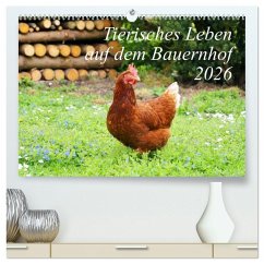 Tierisches Leben auf dem Bauernhof 2026 (hochwertiger Premium Wandkalender 2026 DIN A2 quer), Kunstdruck in Hochglanz Cover Tierisches Leben auf dem Bauernhof 2026 (hochwertiger Premium Wandkalender 2026 DIN A2 quer), Kunstdruck in Hochglanz