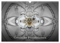Cover Göttliche Projektionen - Kirchenpanoramen (Wandkalender 2026 DIN A3 quer), CALVENDO Monatskalender