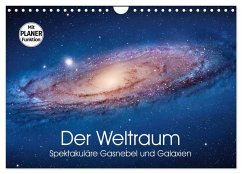 Der Weltraum. Spektakuläre Gasnebel und Galaxien (Wandkalender 2026 DIN A4 quer), CALVENDO Monatskalender Cover Der Weltraum. Spektakuläre Gasnebel und Galaxien (Wandkalender 2026 DIN A4 quer), CALVENDO Monatskalender