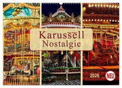 Karussell - Nostalgie (Wandkalender 2026 DIN A2 quer), CALVENDO Monatskalender