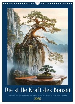 Die stille Kraft des Bonsai (Wandkalender 2026 DIN A3 hoch), CALVENDO Monatskalender Die stille Kraft des Bonsai (Wandkalender 2026 DIN A3 hoch), CALVENDO Monatskalender