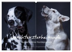 Cover charakterstarke Hunde, wunderschöne Hundeportraits (Wandkalender 2026 DIN A2 quer), CALVENDO Monatskalender