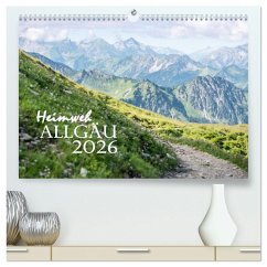 Cover Heimweh Allgäu 2026 (hochwertiger Premium Wandkalender 2026 DIN A2 quer), Kunstdruck in Hochglanz
