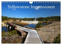 Cover Yellowstone Impressionen (Wandkalender 2026 DIN A4 quer), CALVENDO Monatskalender