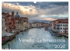 Venedig - La Serenissima 2026 (Wandkalender 2026 DIN A3 quer), CALVENDO Monatskalender