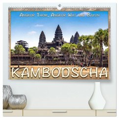Cover Kambodscha, Angkor Thom, Angkor Wat und Bayon (hochwertiger Premium Wandkalender 2026 DIN A2 quer), Kunstdruck in Hochglanz