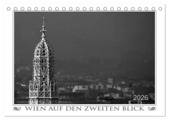 Cover Wien auf den zweiten Blick (Tischkalender 2026 DIN A5 quer), CALVENDO Monatskalender