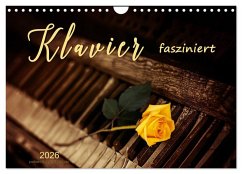 Cover Klavier fasziniert (Wandkalender 2026 DIN A4 quer), CALVENDO Monatskalender