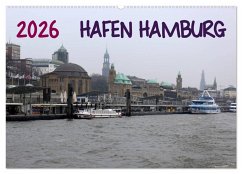 Cover Hafen Hamburg 2026 (Wandkalender 2026 DIN A2 quer), CALVENDO Monatskalender