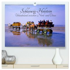 Schleswig-Holstein, Urlaubsland zwischen Nord- und Ostsee (hochwertiger Premium Wandkalender 2026 DIN A2 quer), Kunstdruck in Hochglanz Schleswig-Holstein, Urlaubsland zwischen Nord- und Ostsee (hochwertiger Premium Wandkalender 2026 DIN A2 quer), Kunstdruck in Hochglanz