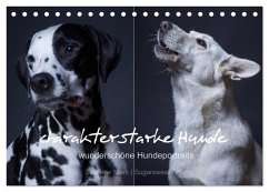 Cover charakterstarke Hunde, wunderschöne Hundeportraits (Tischkalender 2026 DIN A5 quer), CALVENDO Monatskalender