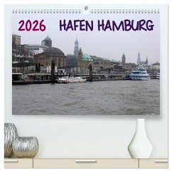 Cover Hafen Hamburg 2026 (hochwertiger Premium Wandkalender 2026 DIN A2 quer), Kunstdruck in Hochglanz