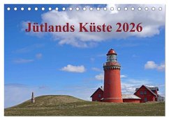 Jütlands Küste 2026 (Tischkalender 2026 DIN A5 quer), CALVENDO Monatskalender