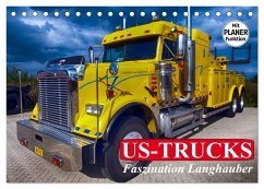 Cover US-Trucks. Faszination Langhauber (Tischkalender 2026 DIN A5 quer), CALVENDO Monatskalender