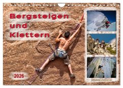 Cover Bergsteigen und Klettern (Wandkalender 2026 DIN A4 quer), CALVENDO Monatskalender