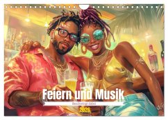Feiern und Musik - Beschwingt dabei (Wandkalender 2026 DIN A4 quer), CALVENDO Monatskalender