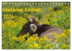 Cover Glückliches Rindvieh 2026 (Tischkalender 2026 DIN A5 quer), CALVENDO Monatskalender