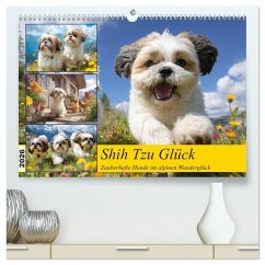 Shih Tzu Glück. Zauberhafte Hunde im alpinen Wanderglück (hochwertiger Premium Wandkalender 2026 DIN A2 quer), Kunstdruck in Hochglanz Shih Tzu Glück. Zauberhafte Hunde im alpinen Wanderglück (hochwertiger Premium Wandkalender 2026 DIN A2 quer), Kunstdruck in Hochglanz