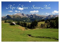 Cover Alpe di Siusi - Seiser Alm (Wandkalender 2026 DIN A2 quer), CALVENDO Monatskalender