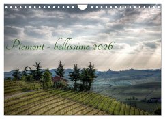 Cover Piemont - bellissimo 2026 (Wandkalender 2026 DIN A4 quer), CALVENDO Monatskalender