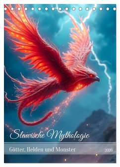 Cover Slawische Mythologie - Götter, Helden und Monster (Tischkalender 2026 DIN A5 hoch), CALVENDO Monatskalender