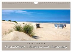 Strandblicke Borkum und Norderney (Wandkalender 2026 DIN A4 quer), CALVENDO Monatskalender