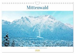 Cover Mittenwald rundherum ein Wintertraum (Wandkalender 2026 DIN A4 quer), CALVENDO Monatskalender