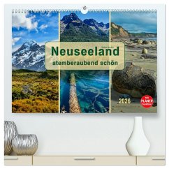 Neuseeland - atemberaubend schön (hochwertiger Premium Wandkalender 2026 DIN A2 quer), Kunstdruck in Hochglanz