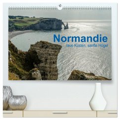Normandie - raue Küsten, sanfte Hügel (hochwertiger Premium Wandkalender 2026 DIN A2 quer), Kunstdruck in Hochglanz Normandie - raue Küsten, sanfte Hügel (hochwertiger Premium Wandkalender 2026 DIN A2 quer), Kunstdruck in Hochglanz