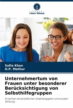Cover Unternehmertum von Frauen unter besonderer Berücksichtigung von Selbsthilfegruppen