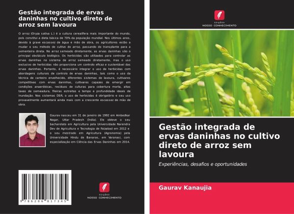 Gestão integrada de ervas daninhas no cultivo direto de arroz sem lavoura Gestão integrada de ervas daninhas no cultivo direto de arroz sem lavoura