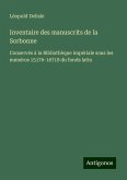Inventaire des manuscrits de la Sorbonne Inventaire des manuscrits de la Sorbonne