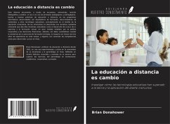 Cover La educación a distancia es cambio