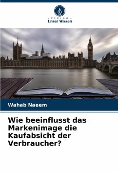 Cover Wie beeinflusst das Markenimage die Kaufabsicht der Verbraucher?