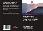 Évaluation de la résistance du béton renforcé de fibres de feuilles d'ananas