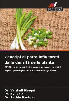 Cover Genotipi di porro influenzati dalla densità delle piante
