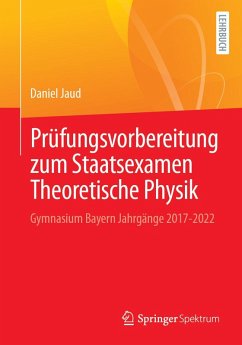 Cover Prüfungsvorbereitung zum Staatsexamen Theoretische Physik (eBook, PDF)