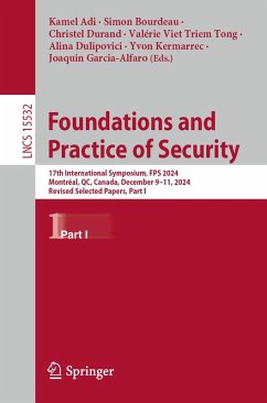 Foundations and Practice of Security (eBook, PDF)