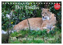 Der Luchs - Der Jäger auf leisen Pfoten (Tischkalender 2026 DIN A5 quer), CALVENDO Monatskalender Der Luchs - Der Jäger auf leisen Pfoten (Tischkalender 2026 DIN A5 quer), CALVENDO Monatskalender