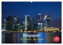 Singapur - Die Farben der Nacht (Wandkalender 2026 DIN A2 quer), CALVENDO Monatskalender Cover Singapur - Die Farben der Nacht (Wandkalender 2026 DIN A2 quer), CALVENDO Monatskalender