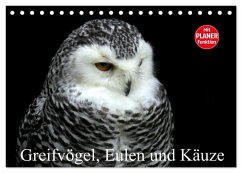 Greifvögel, Eulen und Käuze (Tischkalender 2026 DIN A5 quer), CALVENDO Monatskalender Greifvögel, Eulen und Käuze (Tischkalender 2026 DIN A5 quer), CALVENDO Monatskalender