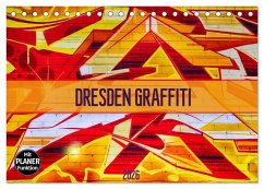 Dresden Graffiti (Tischkalender 2026 DIN A5 quer), CALVENDO Monatskalender