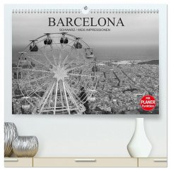 Barcelona Schwarz / Weiß Impressionen (hochwertiger Premium Wandkalender 2026 DIN A2 quer), Kunstdruck in Hochglanz Barcelona Schwarz / Weiß Impressionen (hochwertiger Premium Wandkalender 2026 DIN A2 quer), Kunstdruck in Hochglanz
