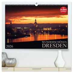 Wunderschönes Dresden (hochwertiger Premium Wandkalender 2026 DIN A2 quer), Kunstdruck in Hochglanz