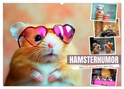 Cover Hamsterhumor - Kleine Zuckerschnute, aber oho (Wandkalender 2026 DIN A2 quer), CALVENDO Monatskalender