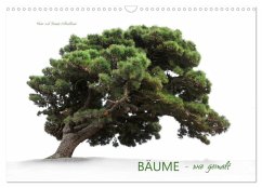 BÄUME - wie gemalt (Wandkalender 2026 DIN A3 quer), CALVENDO Monatskalender