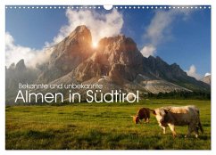 Cover Bekannte und unbekannte Almen in Südtirol (Wandkalender 2026 DIN A3 quer), CALVENDO Monatskalender