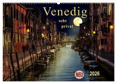 Cover Venedig - sehr privat (Wandkalender 2026 DIN A2 quer), CALVENDO Monatskalender