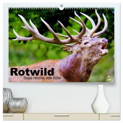 Rotwild. Edle Hirsche, stolze Kühe (hochwertiger Premium Wandkalender 2026 DIN A2 quer), Kunstdruck in Hochglanz Cover Rotwild. Edle Hirsche, stolze Kühe (hochwertiger Premium Wandkalender 2026 DIN A2 quer), Kunstdruck in Hochglanz